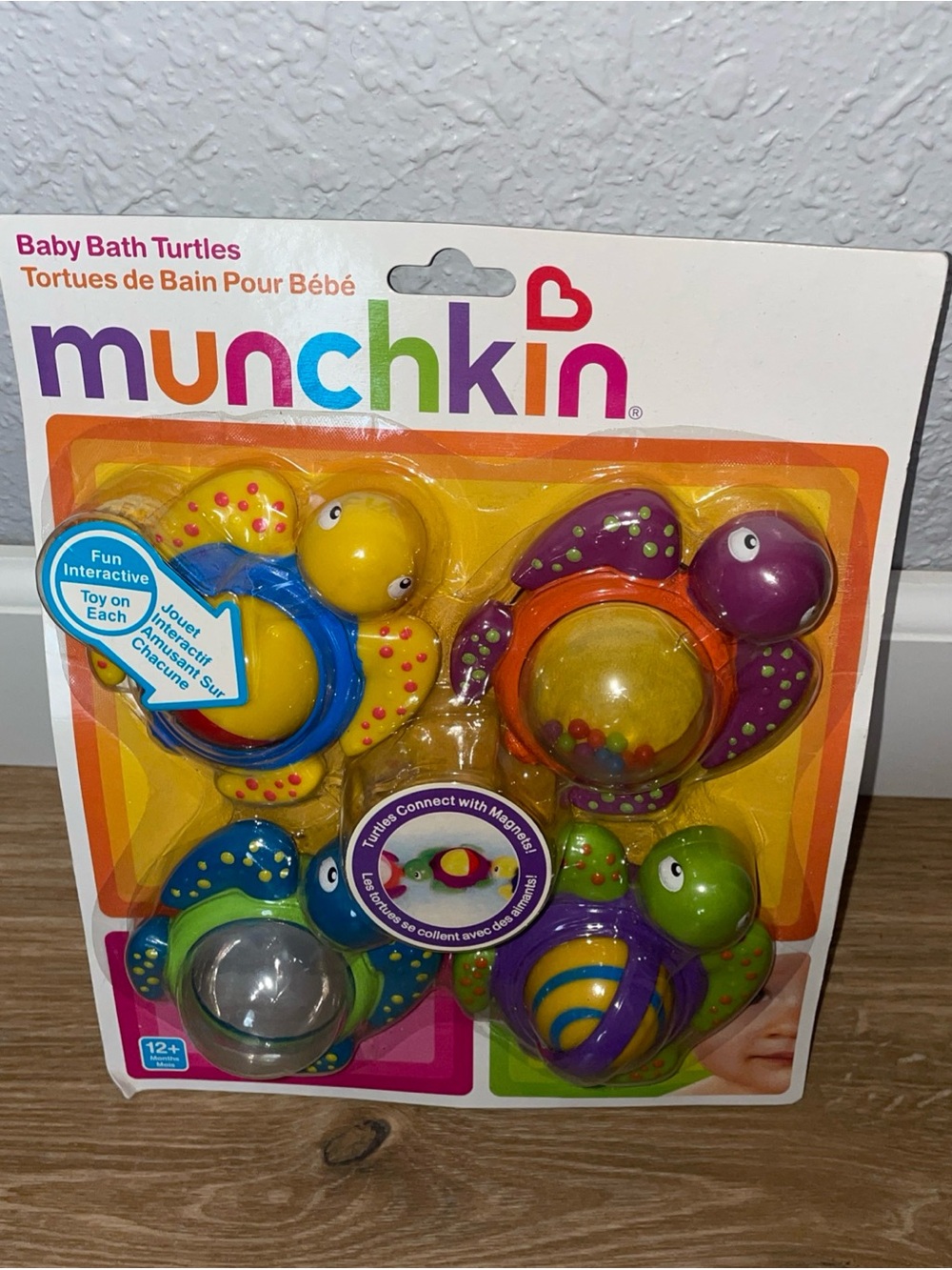 Vintage 2005 Munchkin Baby Bath Turtles NOS
